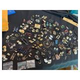Large Mixed Vintage Costume Jewelry Earrings Lot Clip On Pierced Asst