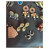 Large Mixed Vintage Costume Jewelry Earrings Lot Clip On Pierced Asst