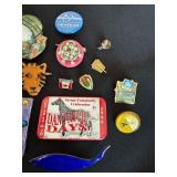Vintage Brooch Pin Lot Figural Souvenir Enamel Jewelry 15 Pc Good