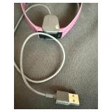 Fitbit Smartwatch Fitness Tracker Lot 2 Chargers Pink Purple -Untested