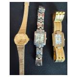 Vintage Watch Lot Elgin Swatch Pierre Cardin DaVinci, As-is, for Parts