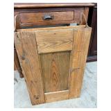 Vintage Rustic Wooden Wall Storage Cabinet Farmhouse Shelf Cupboard