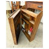 Vintage Rustic Wooden Wall Storage Cabinet Farmhouse Shelf Cupboard