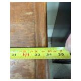 Antique Primitive Pine Secretary Desk Cupboard 34x22x72 Rustic