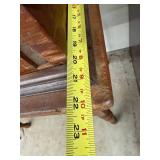 Antique Primitive Pine Secretary Desk Cupboard 34x22x72 Rustic