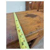 Primitive Pine Farmhouse Storage Cabinet Cupboard 42x18 Rustic