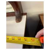 American Cabinet Co Antique Dental Cabinet Glass Doors Marble Top
