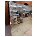 Large Frameless Beveled Wall Mirror 60 x 40 Adjustable Hangers