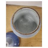 Glazed Ceramic Ginger Jar with Lid - Speckled Stoneware