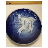 Bing & Grondahl Mothers Day 1990 Blue Transferware Plates - Assorted Designs (Denmark)