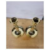 American Museum Brass Collection Candle Follower (One Pair) - Polished Brass No. 7069
