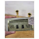 American Museum Brass Collection Candle Follower (One Pair) - Polished Brass No. 7069