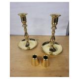 American Museum Brass Collection Candle Follower (One Pair) - Polished Brass No. 7069