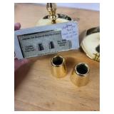 American Museum Brass Collection Candle Follower (One Pair) - Polished Brass No. 7069