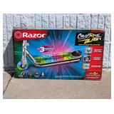 RAZOR COLOR RAVE BLAST LIGHT UP ELECTRIC SCOOTER