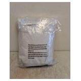 NEW YOUR ZONE RIBBED BLACKOUT CURTAIN PANEL ARCTIC WHITE