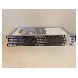 NEW 3M FILTRETE 2500 16x20x1 FILTERS 4PK
