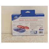 NEW MY FIRST YEARS TAKE & TOSS DOUBLE DUTY PLATES RED/PURPLE