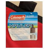 NEW COLEMAN INSULATED HAULER 24 CANS RED