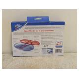NEW MY FIRST YEARS TAKE & TOSS DOUBLE DUTY PLATES BLUE/GREEN