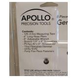 NEW APOLLO PRECISION TOOLS 8-PIECE GENERAL TOOL SET PINK BREAST CANCER AWARENESS