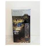 NEW SOLAR PATHWAY LIGHTS WITH ROTATING LIGHT EFFECT 4PK