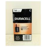 DURACELL C BATTERIES 14CT
