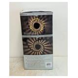 SOLAR PATHWAY LIGHTS WITH ROTATING LIGHT EFFECT 2PK
