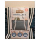 NEW CLEVERMADE CARRYALL TOTE 2PK GREEN