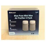 NEW BLUEAIR BLUE PURE MINI MAX AIR PURIFIER 2PK