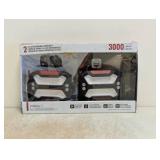 INFINITY X1 SOLAR RECHARGEABLE WORKLIGHTS 2PK