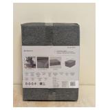 NEW ALLSPACE FABRIC STORAGE ORGANIZER 3PK GRAY