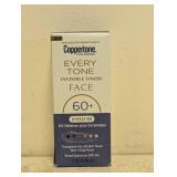 NEW COPPERTONE EVERY TONE INVISIBLE FINISH FACE 60+