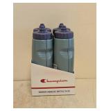 NEW CHAMPION QUENCH SQUEEZE BOTTLE 24OZ 4PK GREEN