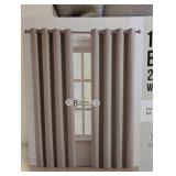 NEW 100% BLACKOUT WINDOW PANELS 2PK BROWN