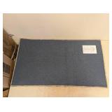 NEW HOOKED ACCENT RUG GREEN FLORAL