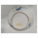 Canton Blue & White Scalloped Edge Plate