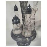 Antique Five Bottle Cruet Set