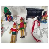 Three Snapware Ornament Keepers + Misc Ornaments