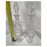 Antique Five Bottle Cruet Set