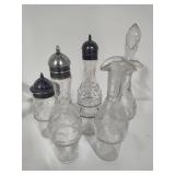 Antique Five Bottle Cruet Set