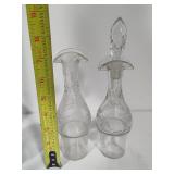 Antique Five Bottle Cruet Set