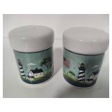 Warren Kimble "Coastal Breeze" Salt & Pepper and Oil/Vinegar Set