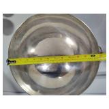 Vintage Silver Plated Punchbowl + Twelve Goblets