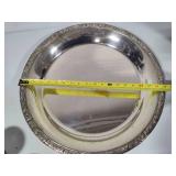 Vintage Silver Plated Punchbowl + Twelve Goblets