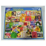 Two White Mountain 1000pc Puzzles - Complete -