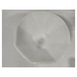 Assorted Milk Glass & Victorian Shoe Planter