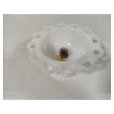 Assorted Milk Glass & Victorian Shoe Planter