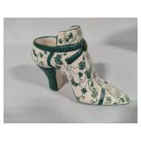 Assorted Milk Glass & Victorian Shoe Planter