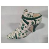 Assorted Milk Glass & Victorian Shoe Planter